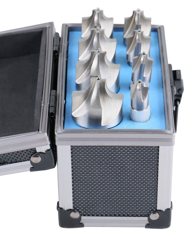 Accusize Industrial Tools H.S.S. Corner Rounding End Mill Set Size from 1/16'' to 3/8'', 8 Pcs, 1011-0008 - Image 5